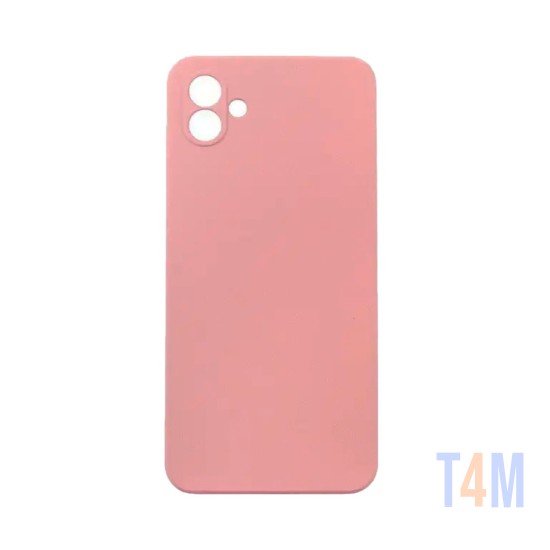 Silicone Case with Camera Shield for Samsung Galaxy A05 Pink